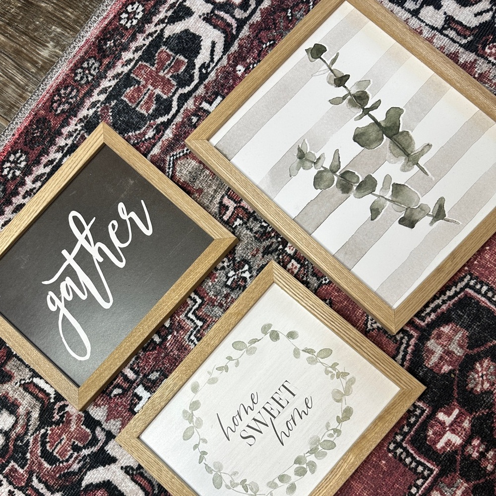 3 piece wall decor